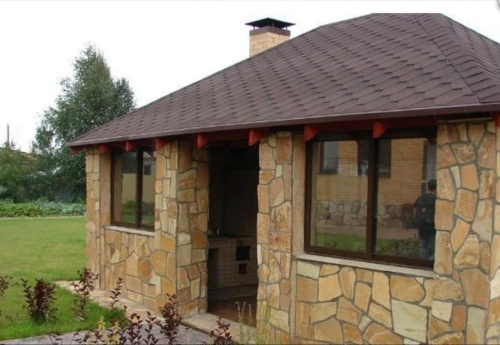 Плитняк златолит жёлтый для фасада 1,5-3 см купить в Смоленске