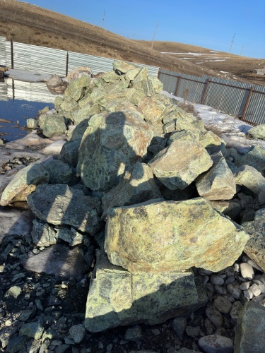Камни для ландшафтного дизайна зелёные 10-60 килограмм купить в Смоленске