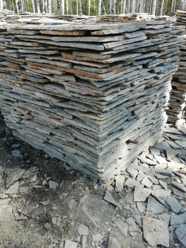 Плитняк златолит Уральский для цоколя, отмостки купить в Смоленске